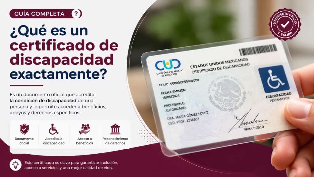 Certificado de Discapacidad